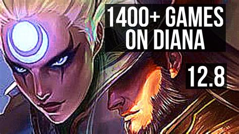 DIANA Vs TWISTED FATE MID Quadra 1400 Games 1 6M Mastery EUW