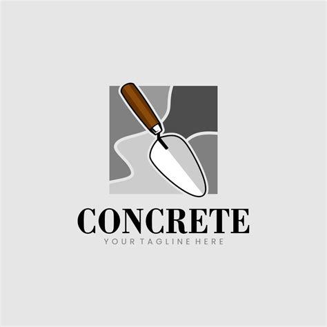 concrete logo vector 23179934 Vector Art at Vecteezy