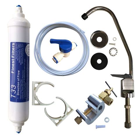 Undersink Drinking Water Tap Filter Kit System Including Faucet And