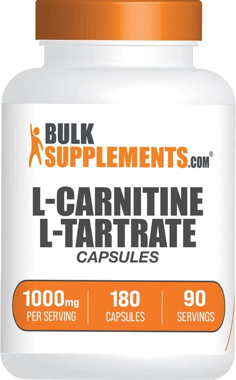 Amazon BULKSUPPLEMENTS L Carnitine L Tartrate Capsules