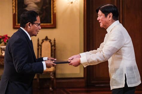 Marcos Accepts Credentials Of Envoys From Vietnam Timor Leste