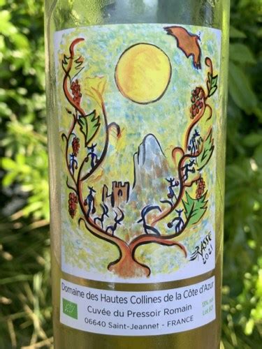 Domaine Des Hautes Collines Cuv E Du Pressoir Romain Blanc Vivino