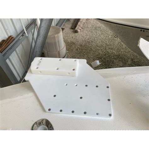 Offset Aluminum Mounting Plate For 2022 Rhodan Trolling Motor