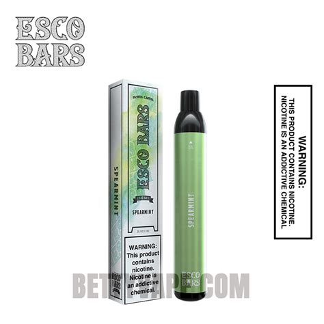 Spearmint Esco Bar 2500 Puffs Disposable Vape Betty Vape