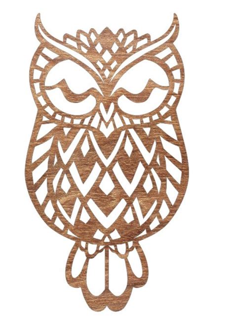 Laser Cut Owl Vector File Free Dezin