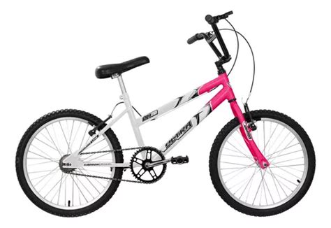 Bicicleta Adulto Feminina Aro 20 Ultra Bike Cinza Branco Cor Branco