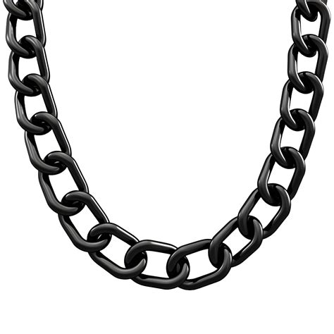 Ai Generated Steel Chain On Transparent Background Ai Generated