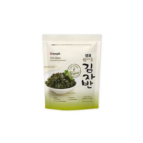 Korean Retail Goods Sempio Seaweed Snack Original Gim Jaban 50g