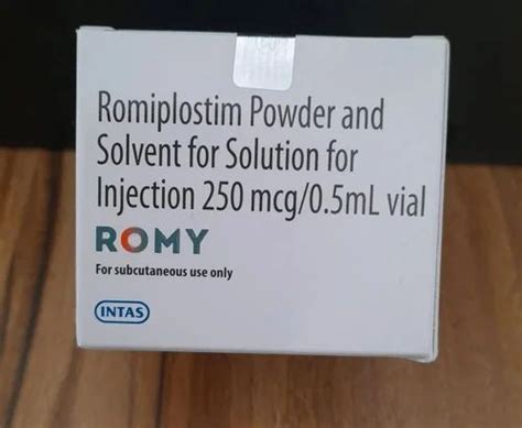 Romiplostim Powder And Solvent For Solution For Injection Mcg Ml