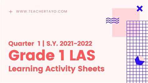 Grade Las Learning Activity Sheets S Y Teacher Tayo