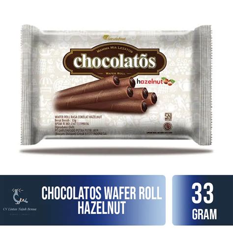 Chocolatos Wafer Roll 33gr Food And Beverages CV Lintas Tujuh Benua