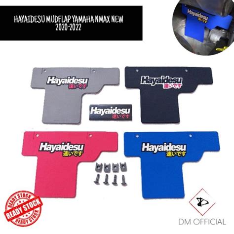 Hayaidesu Mudflap Karet Penahan Lumpur Kolong Motor Yamaha Nmax New Th