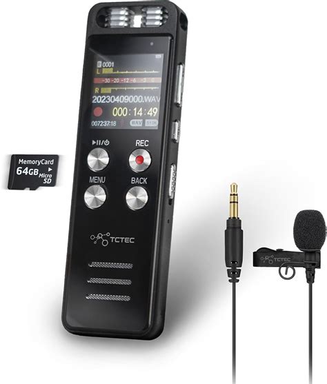 Amazon Gb Tctec Digital Voice Recorder With Hours Recording