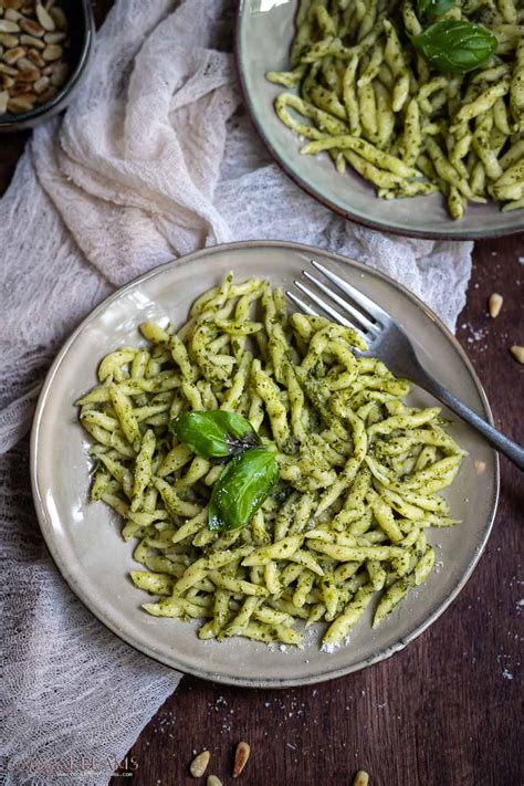 Trofie Pasta With Homemade Basil Pesto Cooking My Dreams