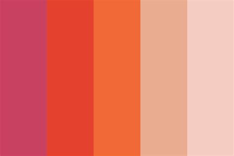 Warm Peach Color Palette