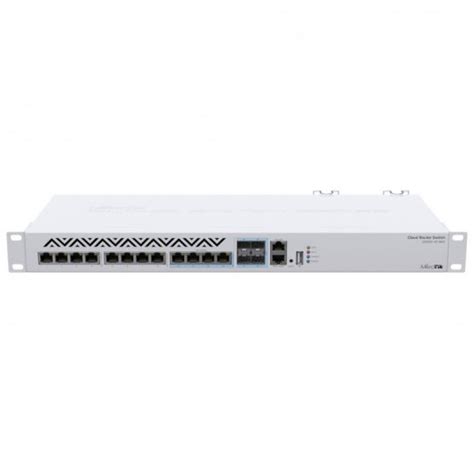 MikroTik CRS312 4C 8XG RM Switch 8 Portas Gigabit 1 Fast Ethernet 4