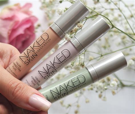 Urban Decay Naked Skin Colour Correcting Fluid Review Swatches