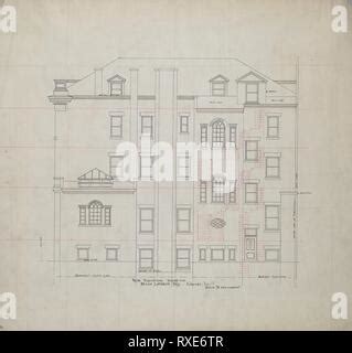 Bryan Lathrop House Chicago Illinois Front Elevation And Terrace