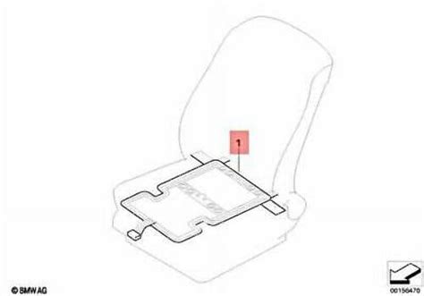 New Genuine Bmw Front Seat Sensor Mat Oe