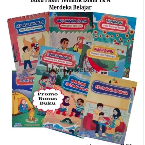 Jual Dne Buku Paket Tematik Merdeka Belajar Tk Islam A Dan B Edisi