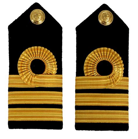 Royal Navy Cdr Commander Rank Insignia Shoulder Strap Board Epaulette ...