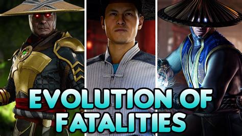 Evolution Of Raiden Fatalities Mortal Kombat 1992 2023 4K YouTube