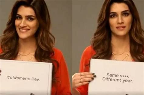 This Womens Day Kriti Sanon Wishes Us Happy Whatever Because Its The Same St Every Year