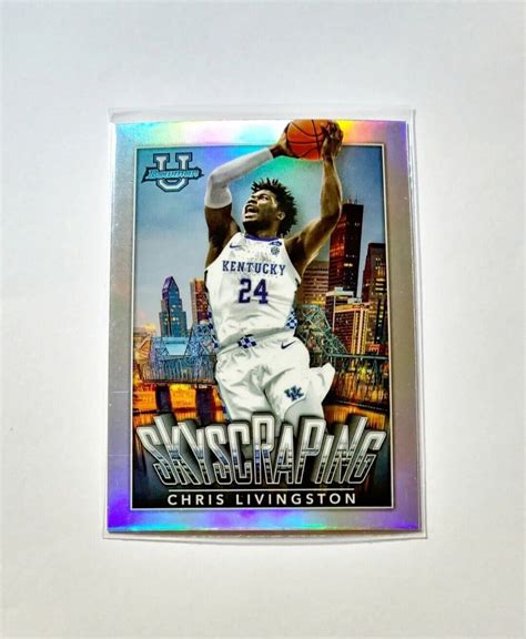 Chris Livingston Skyscraping Bowman U Chrome S Wildcats Bucks