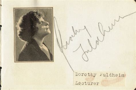 Dorothy Fuldheim - Autograph | HistoryForSale Item 140285