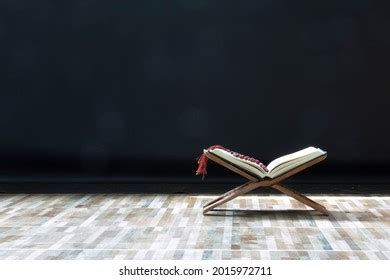 Quran In The Mosque Open For Prayers The Black Images Stock Photos