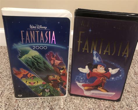 Walt Disney Fantasia and Fantasia 2000 VHS | eBay