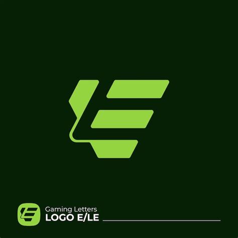 Premium Vector | E Initial Letter Esports Green Gaming Logo