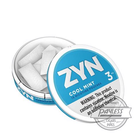 Cool Mint Flavored ZYN Nicotine Pouches 3mg | Tobacco-Free