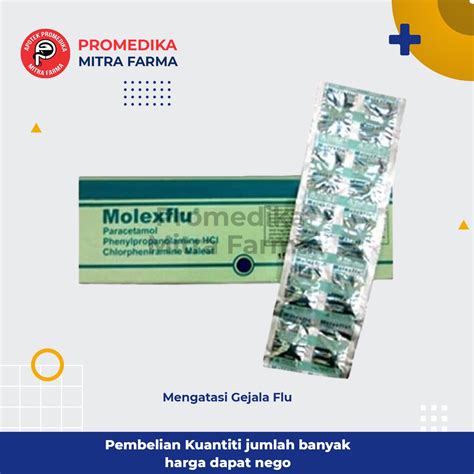 Jual Molexflu Tablet Strip Obat Pilek Dan Demam Obat Atasi