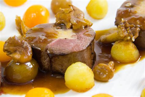 Magret De Canard Farci Au Foie Gras Sauce Au Raisin De Philippe