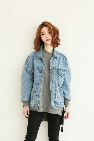 Latte Denim Jacket Korean Fashion Korean Street Fashion Korean