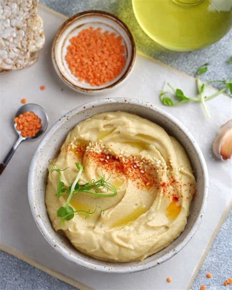 Hummus De Lentejas Casero Receta F Cil Y Sana Pequerecetas