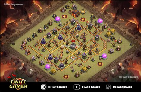 Best Town Hall 10 Bases With Links Th10 Base Finite Gamer