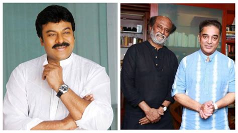 Chiranjeevi Tells Kamal Haasan And Rajinikanth Politics Is Only About