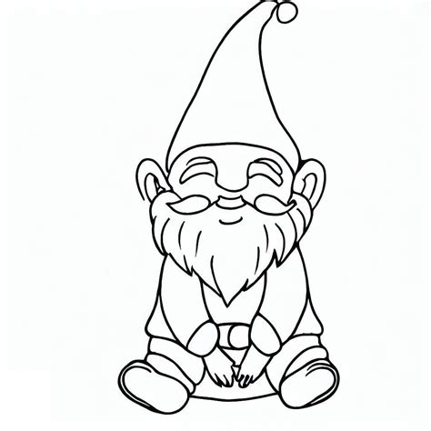 Coloriage Gnome à imprimer sur ColoriageEnfant