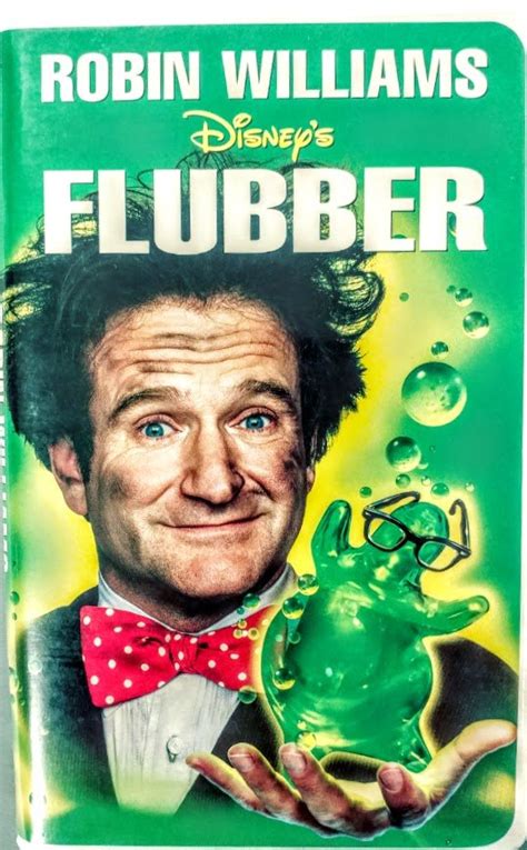 VHS Walt Disney Home Video FLUBBER Robin Williams