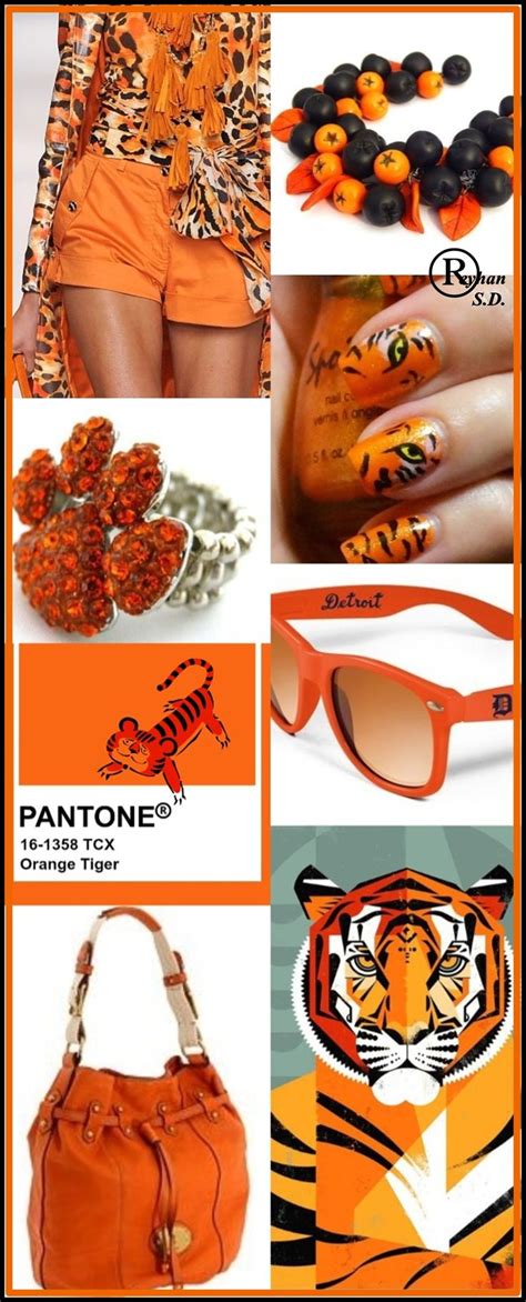 Orange Tiger Pantone Autumn Winter Color By Reyhan