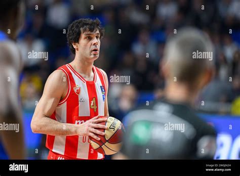 Milos Teodosic Of Crvena Zvezda At Aba League Basketball Match Between