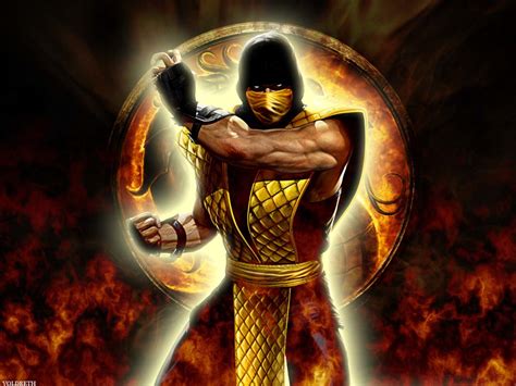 Mortal Kombat Scorpion Wallpapers Wallpaper Cave