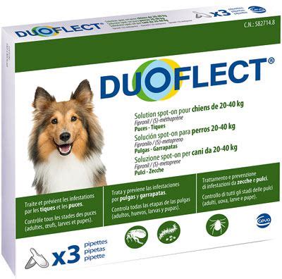 DuoFlect Perro 20 40 Kg 3 Pipetas Miscota España