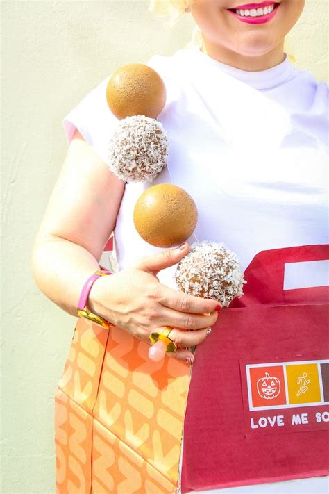 Last Minute DIY Dunkin Donuts Munchkins Inspired Costume Brite And