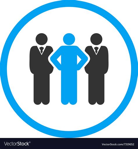 Team Leader Icon Royalty Free Vector Image Vectorstock