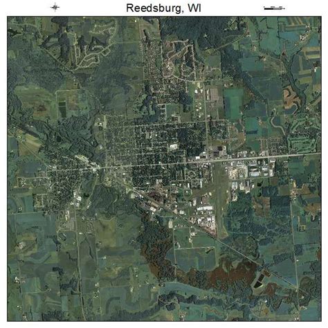 Aerial Photography Map of Reedsburg, WI Wisconsin