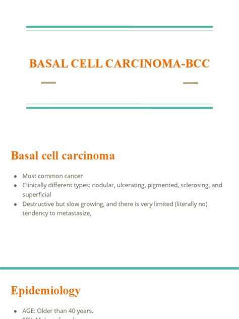 Basal Cell Carcinoma Treatment Options | PDF | Causes Of Death | Neoplasms