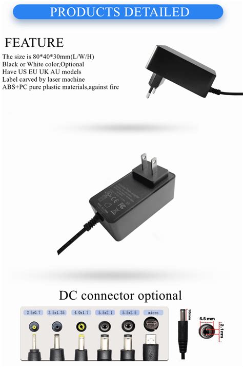 24v 2a Power Supply 24 Volt 2amp Power Adapter Wall Amount Ac To Dc For Led Lights Router And